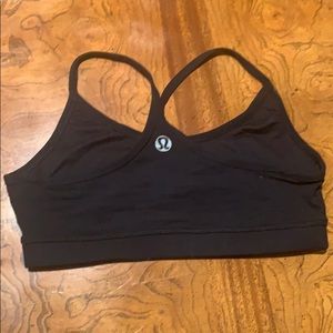 Lululemon black sports bra